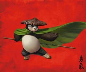 yapboz Po, Kung Fu Panda dev fan